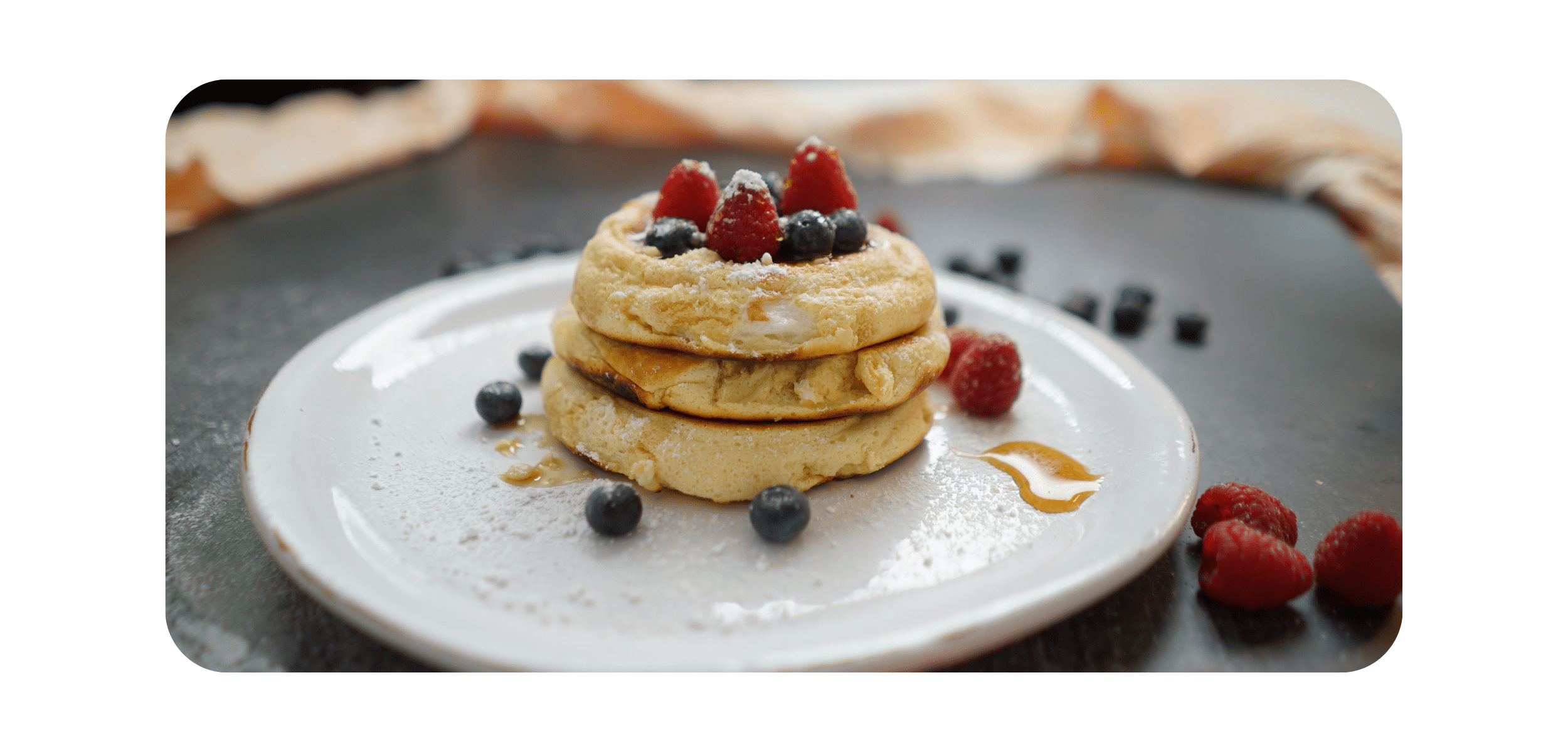 Japanische Pfannkuchen in der Gundel Pfanne