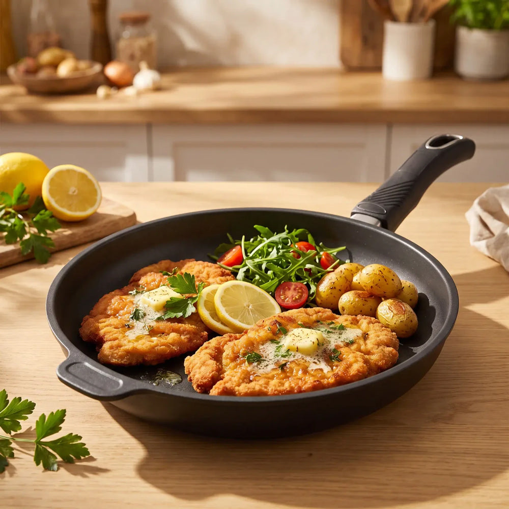 Guss-Bratpfanne flach Ø 32 cm