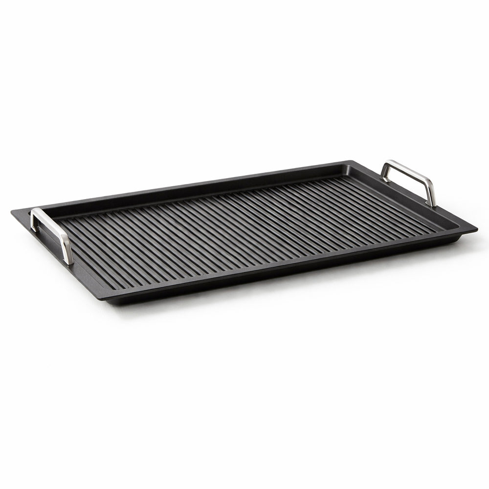 Guss-Grillplatte mit Seitengriffen 53 x 33 cm - Grillboden