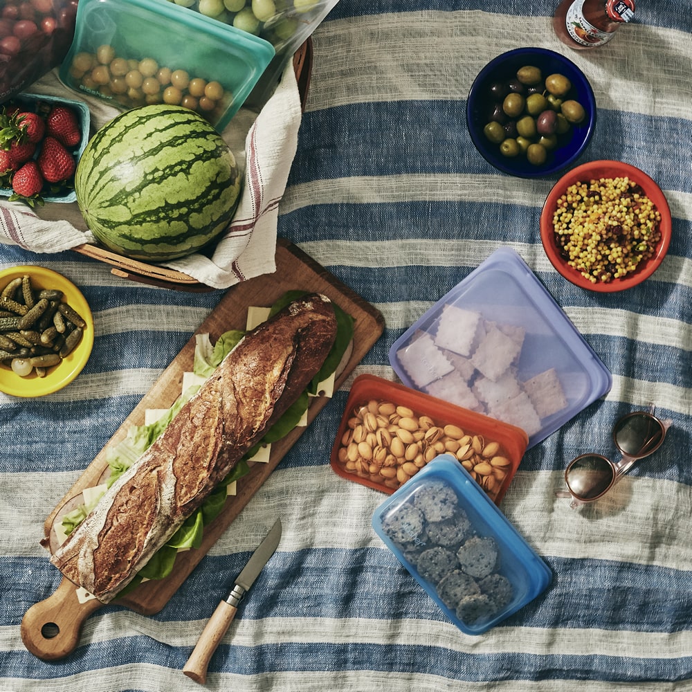 Stasher Bag 2er-Set Sandwich - Snack