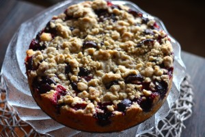Pflaumenkuchen mit Streuseln