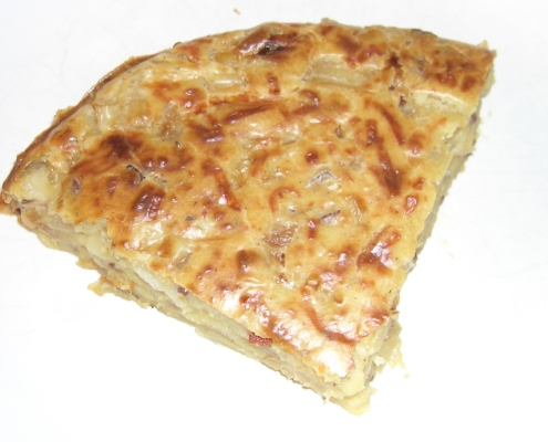 Zwiebelkuchen ohne Hefe