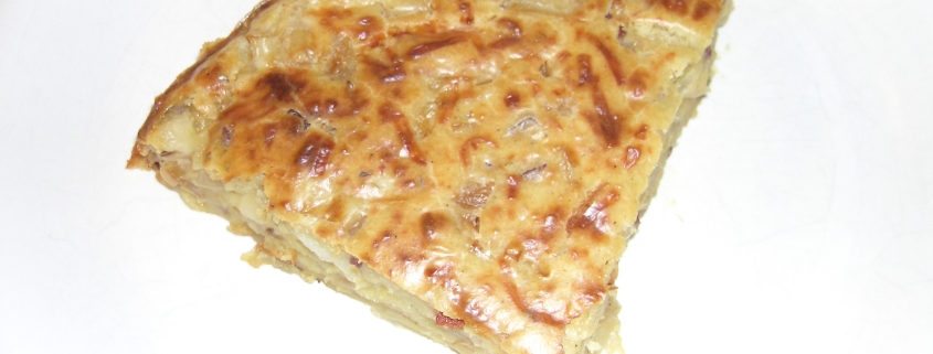 Zwiebelkuchen ohne Hefe