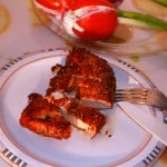 Hähnchenbrust mit Korianderkruste