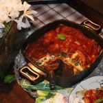 Spinatlasagne mit Frischkäse