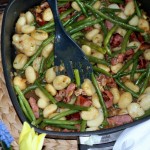 Grüne Bohnen mit Gnocchi