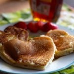 Herz Pancakes aus der Gundel Pfanne