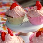 Erdbeer Cupcakes