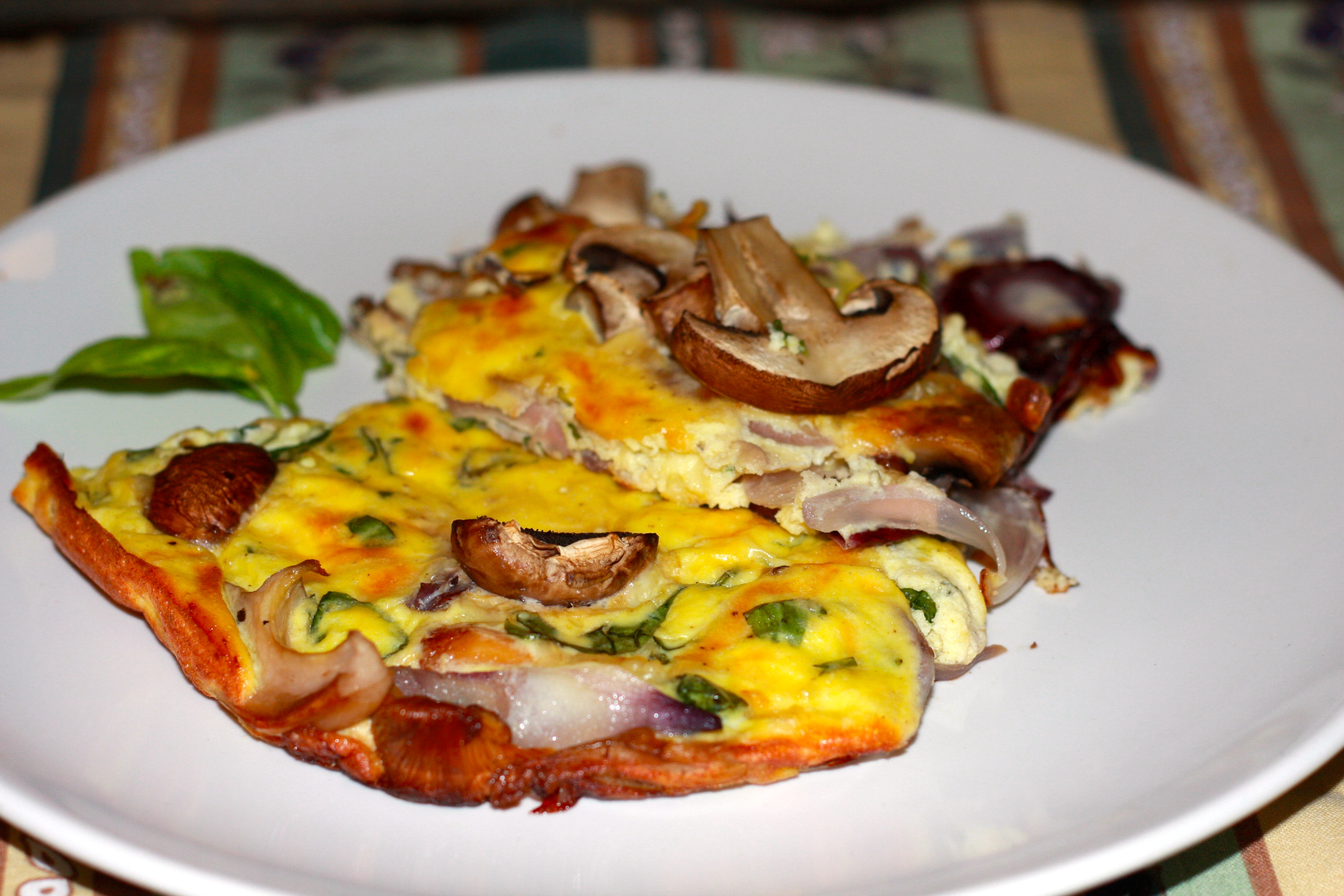 Fritatta mit Pilzen