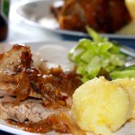 Schweinebraten mit Klößen