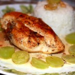 Hähnchenbrust mit Riesling-Sauce