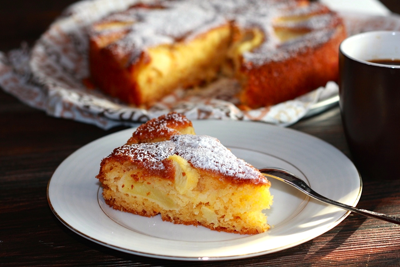 Apfel-Mandelkuchen leckeres Rezept - Gundel-Pfannen Blog