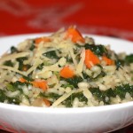 Grünkohl-Risotto