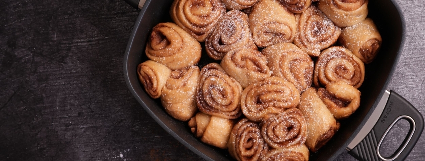 Zimtschnecken aus der Pfanne