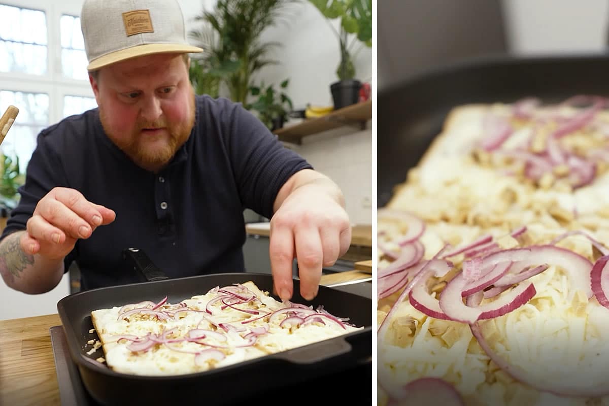 Flammkuchentoast