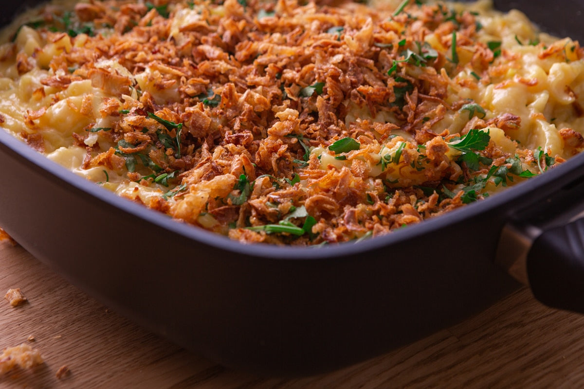 Vegane Käsespätzle