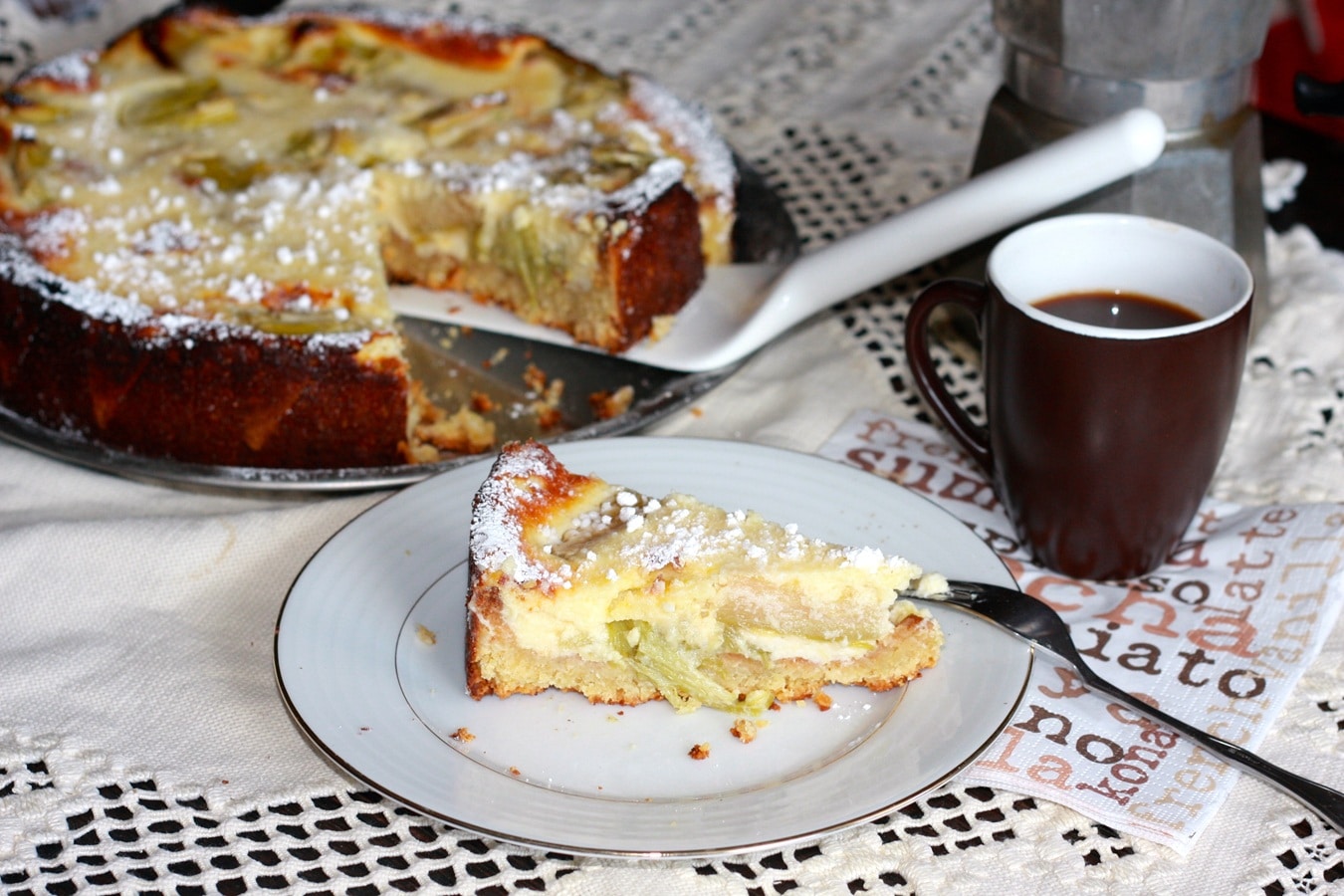 Rhabarber Quarkkuchen