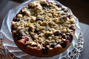 Pflaumenkuchen mit Streuseln