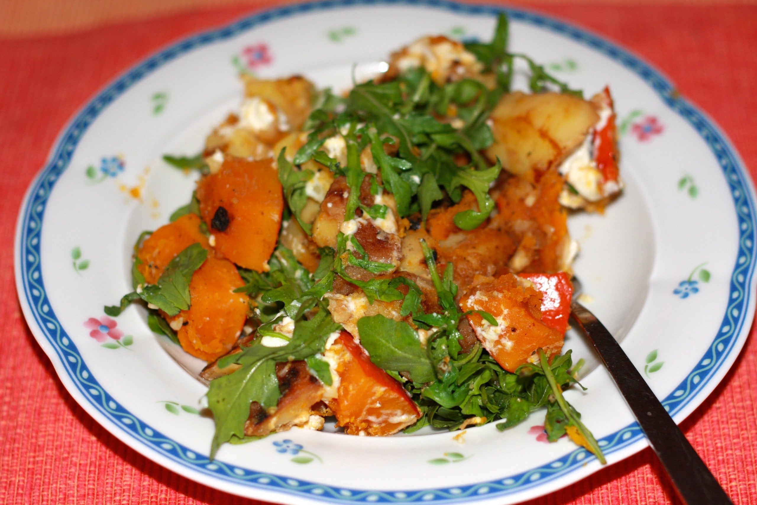 Herbstpfanne mit Kürbis
