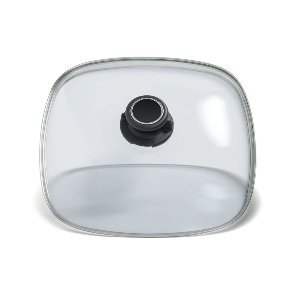Glasdeckel eckig 28 x 28 cm