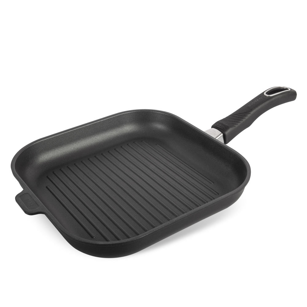 Guss-Grillpfanne eckig 28 x 28 cm