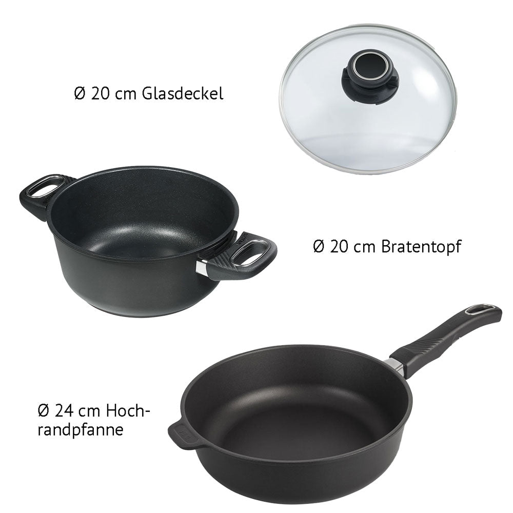 Set Topf mit Pfanne klein