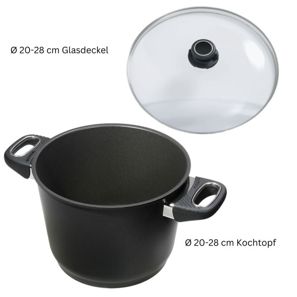 Set Gundel Kochtopf mit Glasdeckel