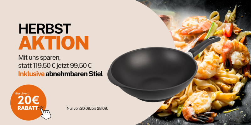 Herbst Aktion Wok