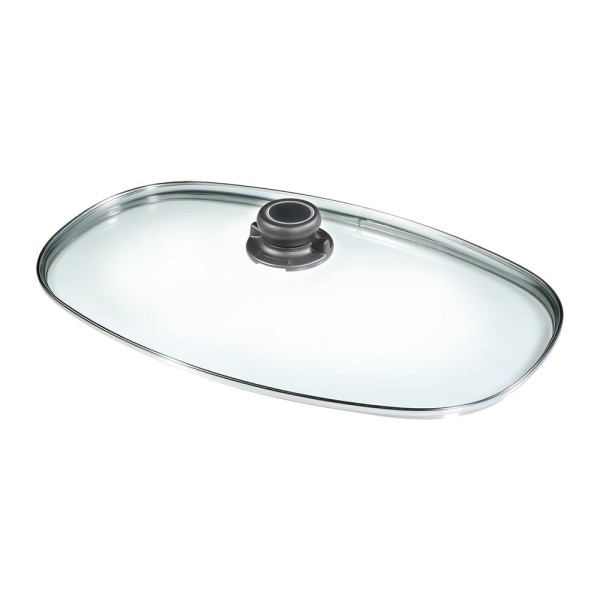 Gundel Glasdeckel für Guss-Bräter groß und Fischbräter oval